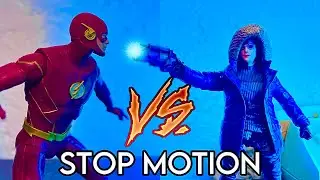 Flash vs Capit&aacute;n Fr&iacute;o - stop motion