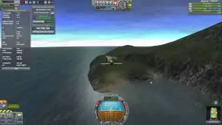 KSP Island Runway Landing