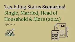 Episode 10 - Tax Filing Status Scenarios! Single, Married, Head of Household & More (2024)
