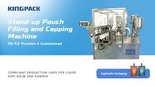 How Does Automatic Spout Pouch Filling and Capping Machine Work?|Stand-up Pouch Liquid Packing