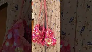 Mini Aerie Vlog Sparkly Bags💖Fuzzy Cardigan🧣Stripped totes💛🩷🩵 #aerie #aeriereal #sequins #fuzzy