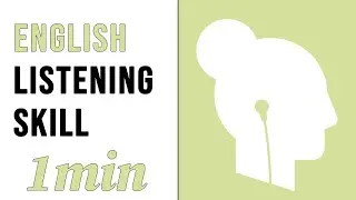 [1 Minute] English Listening Practice DT3