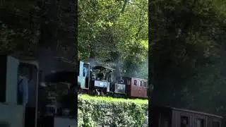 Deauville double header leaving Boston Lodge, Ffestiniog Railway #narrowgauge #steam #train
