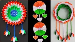 Republic Day Special 🇮🇳 | 3 Wall Hanging Craft Ideas | Easy 26 January Decoration