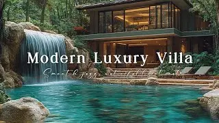 A Tranquil Getaway: Jazz Music and Luxury Villa in a Stunning Nature Setting