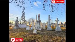 LIVE PARANORMAL GHOST BOX CEMETERY SESSION #live #livestream #paranormal #ghost #explore