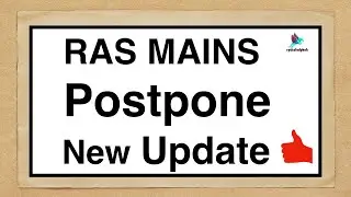 Ras mains postpone new update