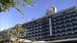 [HD]岡山県庁ミュージックサイレン演奏鳴動最後午後５時「家路」