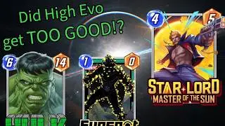This High Evo deck just got a CRAZY BOOST with Star-Lord Master of the Sun! - Marvel Snap Highlight