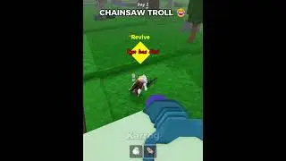 Chainsaw Troll😂 #99nightintheforest #roblox #karrog #usa