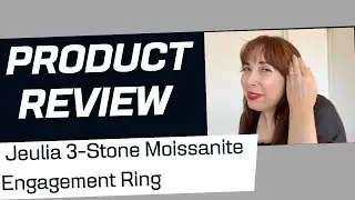 Jeulia 3-Stone Moissanite Engagement Ring REVIEW!