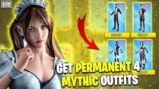 Get Permanent 4 Mythic Outfit In BGMI//Get Free Permanent Mythic Outfit In Battleground Mobile India