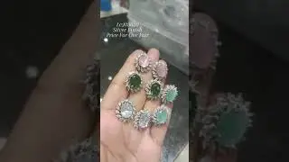 latest cz studs #earrings #imitationjewellery #trendy#latest #onepiece #cz #czjewellery #studs