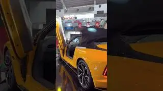 MG Cyberster is the show stopper at paps 2024 #car #cars #carlover #mgcyberster #2024 #pakistan
