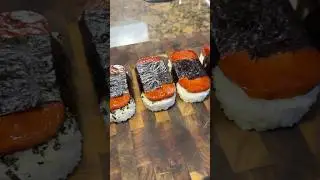 Making these easy spam musubis cause I miss Hawaii :( #spam #musubi #easyrecipes