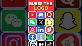 Guess The Social Media Logo in Just 6 Seconds? 🤯 #logoquiz #socialmedia