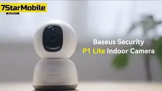 Baseus Security Indoor Camera P1 Lite, Pan & Tilt Smart Mini WiFi IP Camera, Wireless Home Security
