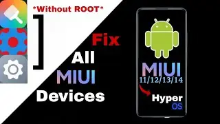 How to remove grey color and get the blur control center with latest HyperOS theme [MIUI] [NoROOT]
