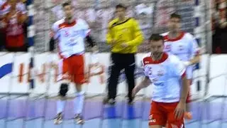 Michał Jurecki dwie bramki mecz Polska-Białoruś 2016 Mistrzostwa Europy piłka ręczna.