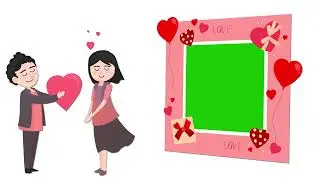 Romantic Valentines Day Green Screen - Love Hearts Effects Pack 4K