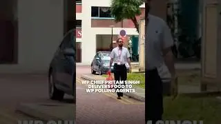 WP chief Pritam Singh delivers food to WP polling agents | GE2025