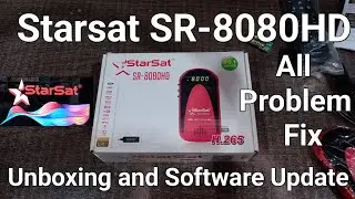 Starsat SR-8080HD Receiver Unboxing and Software Update All Problem Fix 100% 2023