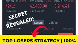 Стратегия торговли фьючерсами на Binance | Стратегия для самых неудачников | 100% выигрышей