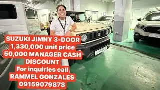 Новый Suzuki JIMNY 3-дверный, цвет слоновой кости, однотонный, 2025 CBU из Японии. #rammelgonzales