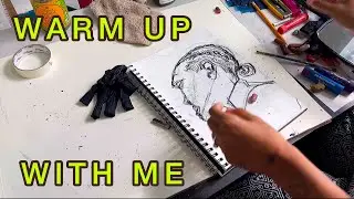 Morning Sketch Sessions and Oil Paint ASMR