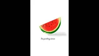 Watermelon Wallpaper 🍉 | Procreate Timelapse #procreate #procreatetimelapse