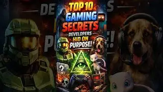 Top 10 Gaming Secrets Developers Hid on Purpose 👀🎮 #gaming #ytshorts #shorts