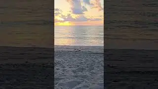 Sunrise over the Atlantic.  Hollywood Beach Florida is always so lovely.