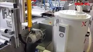 SUPER FAST PE PP BAG MACHINE CARBON FIBERS  TGV 700 mm