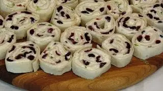 Cranberry Feta Pinwheels -- Lynn's Recipes
