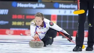 Rachel Homan double 8th end in quarters | HearingLife Tour Challenge