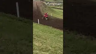 Jeremy Seewer and Roan Van De Mosjdik close 😱 #motocross #ducati #crash #closecall #Shorts