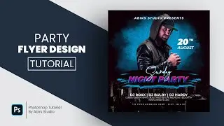 How to Design a Event Club Party Flyer in Photoshop cc 2020