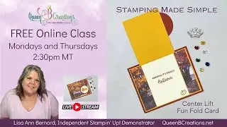 👑 Stampin' Up! More Than Autumn Center Lift Card