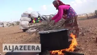 Displaced Aleppo resident: &lsquo;Syrian army is targeting us with air strikes&rsquo;