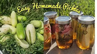 Easy Homemade Pickles