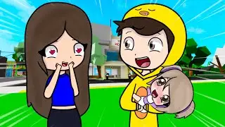 Melina Y Pato Loco Tienen su PRIMER BEBÉ en Brookhaven Roblox!