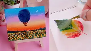 Bright & Easy Painting Ideas | how to paint for Beginners step by step