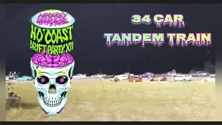43 car DRIFT TANDEM No Coast Drift Party 12  WORLD RECORD???