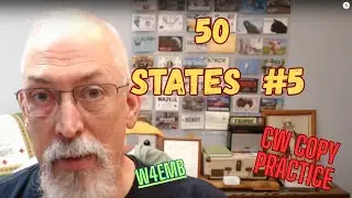 50 State Abbreviations, Variable speeds, in CW  Video #5