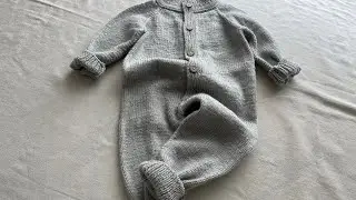 Örgü bebek tulumu yapılışı