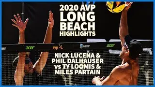 Nick Lucena Yells at Ref for Weird Play vs. Ty Loomis & Miles Partain - AVP Championships Cup 2020
