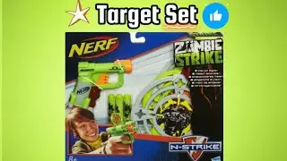 Hasbro Nerf N-Strike Zombie Strike Target Set обзор на набор 