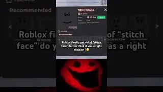 Roblox STITCH FACE is gone! 😳 #roblox