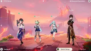 [5.2] Rotation &diams;️ Mono Anemo &diams;️ Xiao Sucrose Faruzan Zhongli