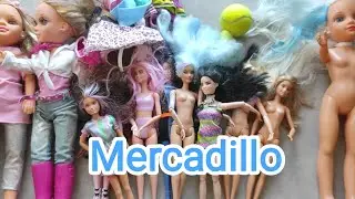 Lo que encuentro en el Mercadillo 😍😍😍 #unboxing #nancy #barbie #monsterhigh #muñecas #doll #ropa